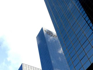 Thumb Rotterdamse groene vazen in centrum van deze stad
